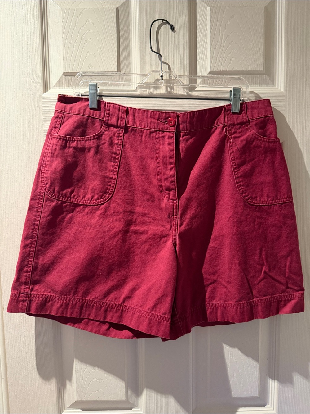 29 - Northern Reflections Berry Red Casual Shorts